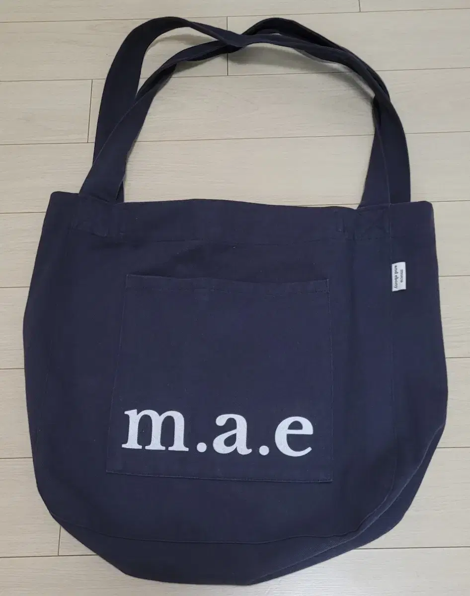 무쿠앤에보니 에코백 로고 숄더 토트백 MAE logo bag